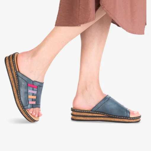 rieker Damen Pantoletten-Damen Sandalen