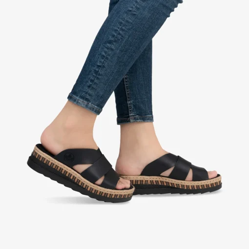 rieker Damen Pantoletten-Damen Sandalen