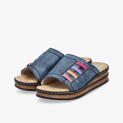 rieker Damen Pantoletten-Damen Sandalen