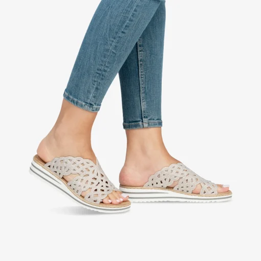 rieker Damen Pantoletten-Damen Komfortschuhe | Sandalen