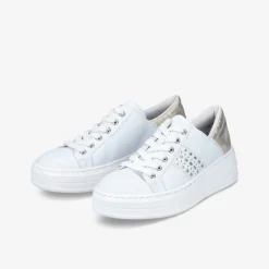 rieker Damen Plateau Schnürer-Damen Halbschuhe