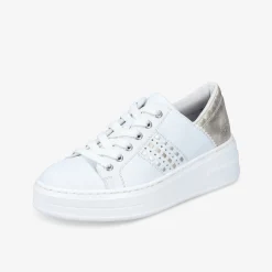 rieker Damen Plateau Schnürer-Damen Halbschuhe