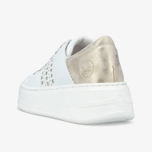 rieker Damen Plateau Schnürer-Damen Halbschuhe