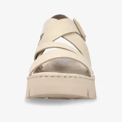 rieker Damen Plateausandalen-Damen Sandalen