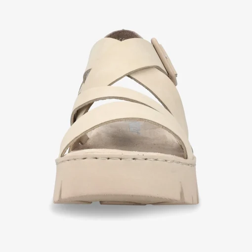 rieker Damen Plateausandalen-Damen Sandalen