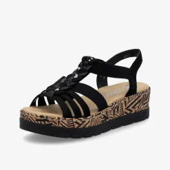 rieker Damen Plateausandalen-Damen Sandalen | Größen Ab 42