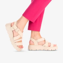 rieker Damen Plateausandalen-Damen Sandalen
