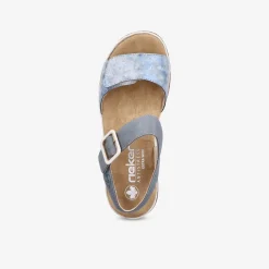 rieker Damen Plateausandalen-Damen Sandalen