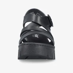 rieker Damen Plateausandalen-Damen Sandalen