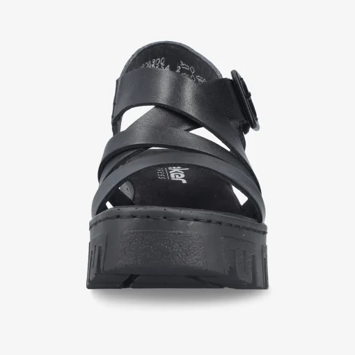 rieker Damen Plateausandalen-Damen Sandalen