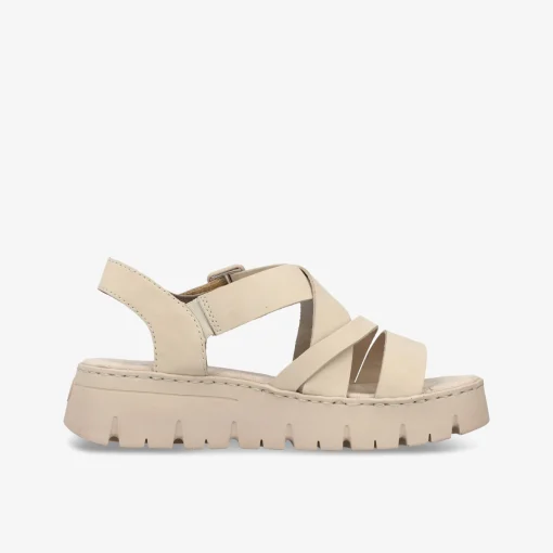 rieker Damen Plateausandalen-Damen Sandalen