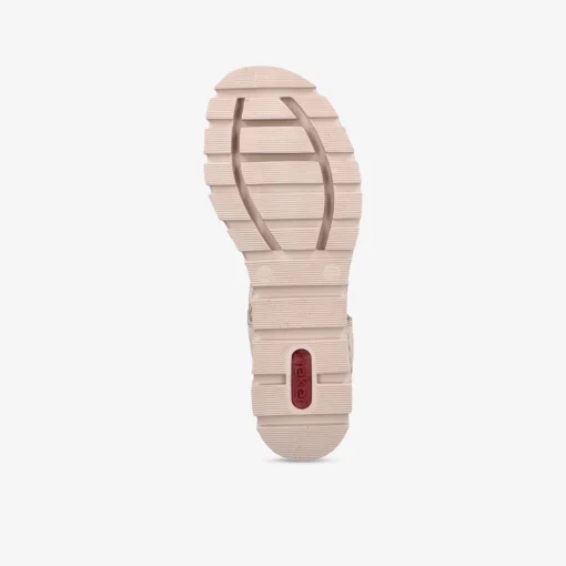 rieker Damen Plateausandalen-Damen Sandalen