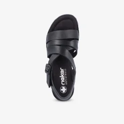 rieker Damen Plateausandalen-Damen Sandalen