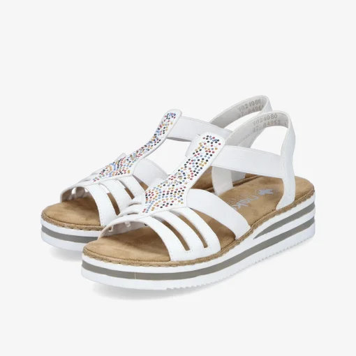 rieker Damen Riemchensandalen-Damen Sandalen
