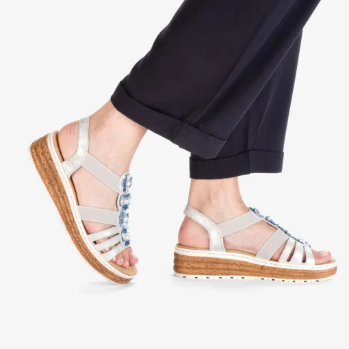 rieker Damen Riemchensandalen-Damen Sandalen