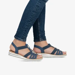 rieker Damen Riemchensandalen-Damen Sandalen