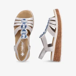 rieker Damen Riemchensandalen-Damen Sandalen