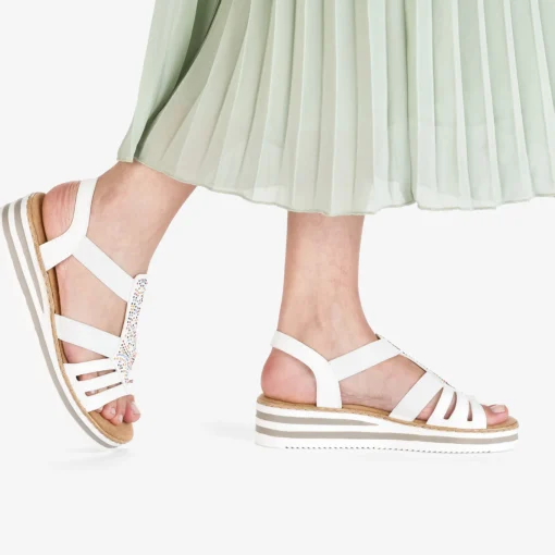 rieker Damen Riemchensandalen-Damen Sandalen