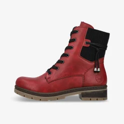 rieker Damen Schnürstiefeletten-Damen Stiefeletten