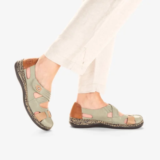 rieker Damen Slipper-Damen Komfortschuhe | Halbschuhe