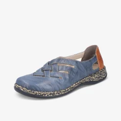 rieker Damen Slipper-Damen Komfortschuhe | Halbschuhe
