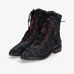 SIMEN ​ Damen Schnürstiefelette-Damen Stiefeletten