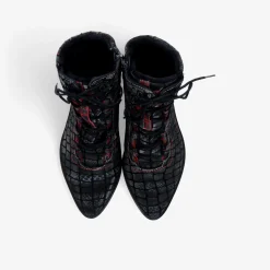 SIMEN ​ Damen Schnürstiefelette-Damen Stiefeletten