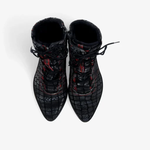 SIMEN ​ Damen Schnürstiefelette-Damen Stiefeletten