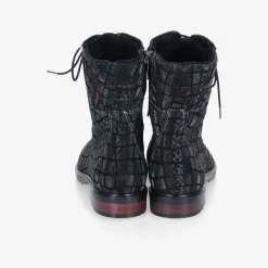 SIMEN ​ Damen Schnürstiefelette-Damen Stiefeletten