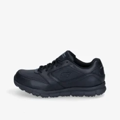 SKECHERS BLK PU WORK RELAXED FIT®: NAMPA SR-Herren Sneaker