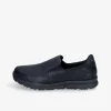 SKECHERS BLK PU WORK RELAXED FIT NAMPA-GROTON SR-Herren Halbschuhe