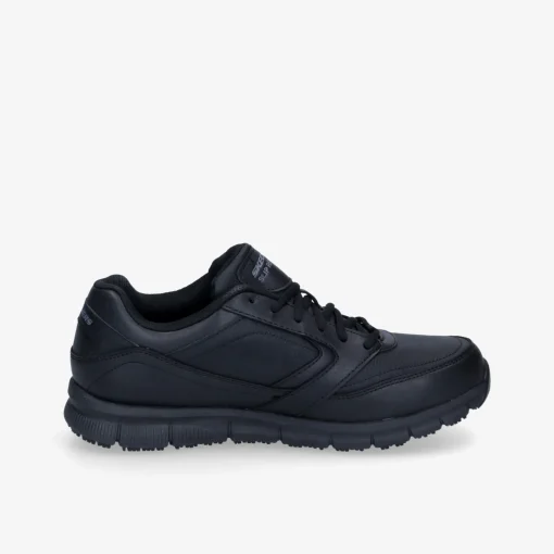 SKECHERS BLK PU WORK RELAXED FIT®: NAMPA SR-Herren Sneaker