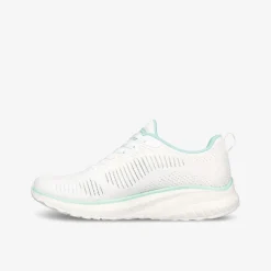 SKECHERS BOBS SQUAD CHAOS PARALLEL LINES Damen Sneaker Low-Damen Sportschuhe | Sneaker