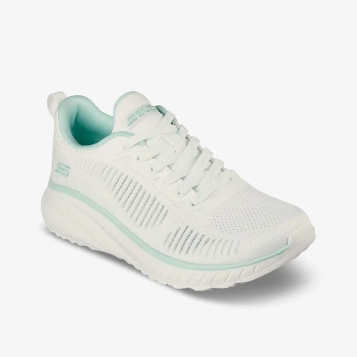 SKECHERS BOBS SQUAD CHAOS PARALLEL LINES Damen Sneaker Low-Damen Sportschuhe | Sneaker