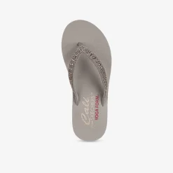 SKECHERS MEDITATION BUTTERFLY GARDEN Damen Zehentrenner-Damen Sandalen