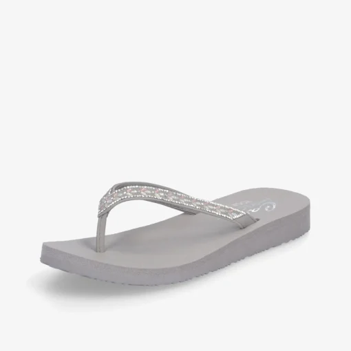 SKECHERS MEDITATION Damen Zehentrenner-Damen Sandalen