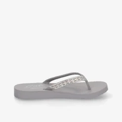 SKECHERS MEDITATION Damen Zehentrenner-Damen Sandalen