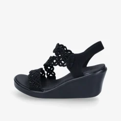 SKECHERS RUMBLE ON Damen Keilsandalen-Damen Sandalen