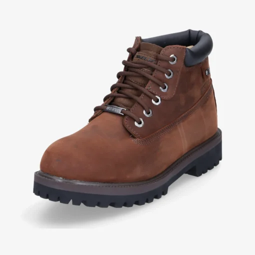 SKECHERS SERGEANTS - VERDICT Herren Schnürboots-Herren Größen Ab 47 | Boots