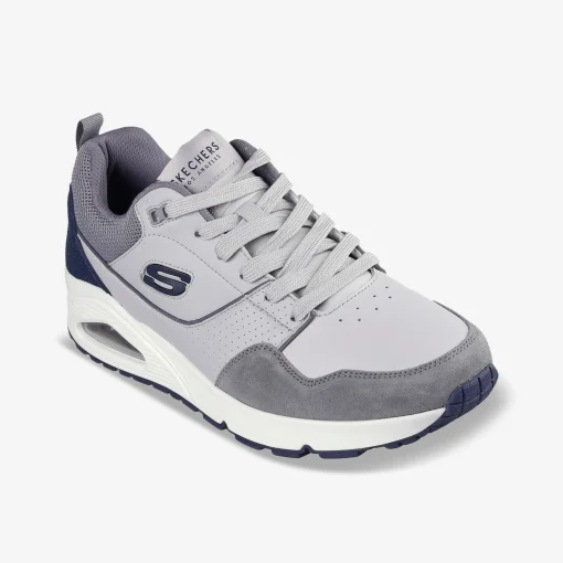 SKECHERS UNO RETRO ONE Herren Sneaker Low-Herren Größen Ab 47 | Sneaker