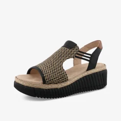 TOM TAILOR ​ Damen Keilsandale-Damen Sandalen