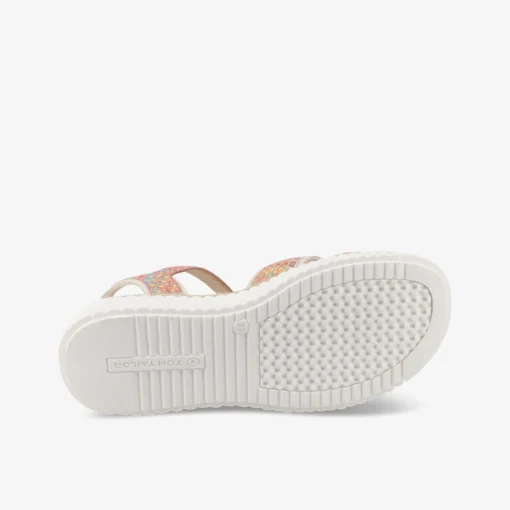 TOM TAILOR ​ Damen Keilsandale-Damen Sandalen