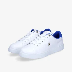 TOMMY HILFIGER ELEVATED ESSENTIAL COURT Damen Klassischer Schnürer-Damen Halbschuhe | Sneaker