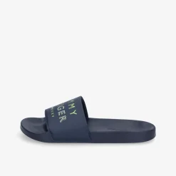 TOMMY HILFIGER Embossed Herren Pantolette-Herren Badeschuhe | Sandalen