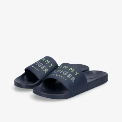 TOMMY HILFIGER Embossed Herren Pantolette-Herren Badeschuhe | Sandalen