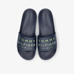 TOMMY HILFIGER Embossed Herren Pantolette-Herren Badeschuhe | Sandalen