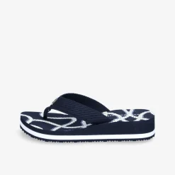 TOMMY HILFIGER Rope M Wedge Damen Zehentrenner-Damen Sandalen