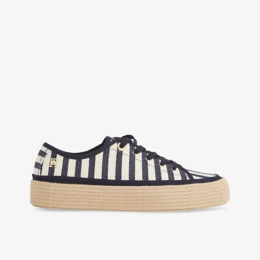 TOMMY HILFIGER ​ Vulc Rope Damen Leinenschuh-Damen Halbschuhe